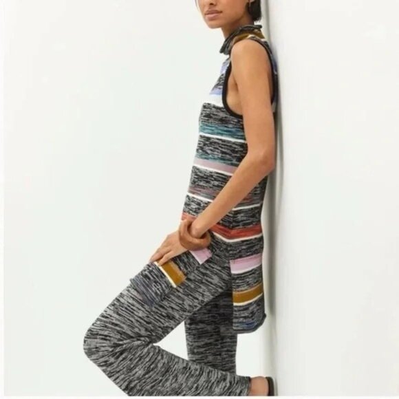 Anthropologie Stripe Knit Sleeveless Tunic - Picture 2 of 6